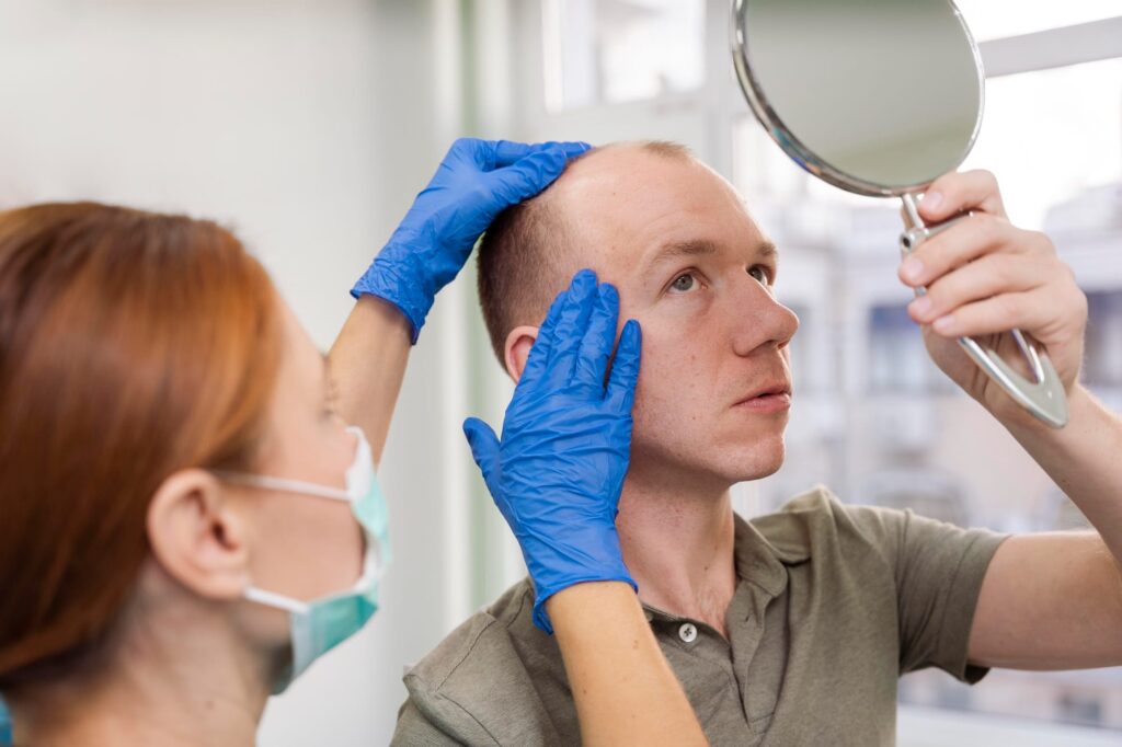 Alopecia Areata Behandlung PRP Excimer Laser Fellbach